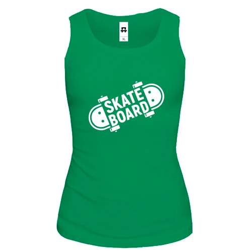 Женская майка Skate board.