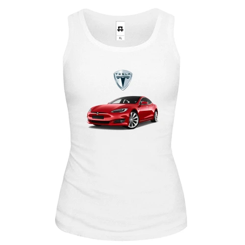 Жіноча майка Tesla Model S