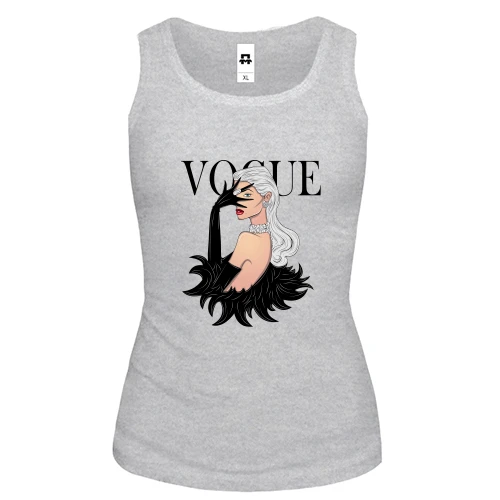 Женская майка VOGUE blonde girl 1