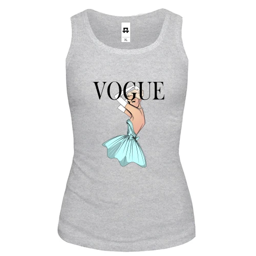 Женская майка VOGUE blonde girl 2