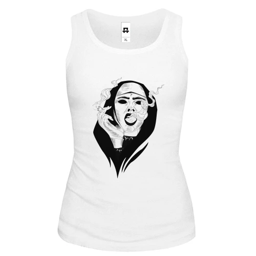 Женская майка nun smokes