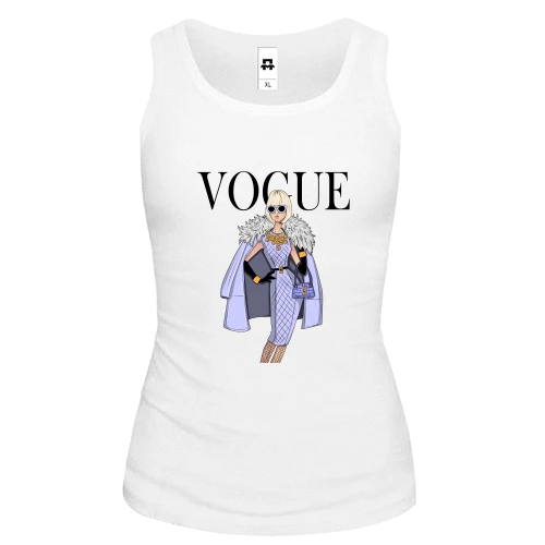 Женская майка VOGUE blonde girl 3