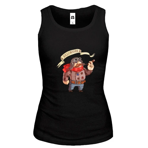 Женская майка Jolly roger