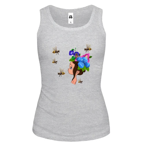 Женская майка Baby with bees