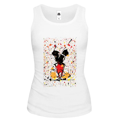 Жіноча майка Mickey mouse paint art