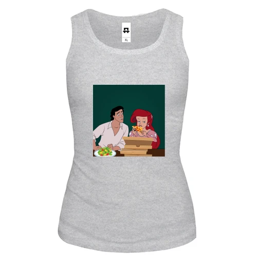 Жіноча майка Ariel eating