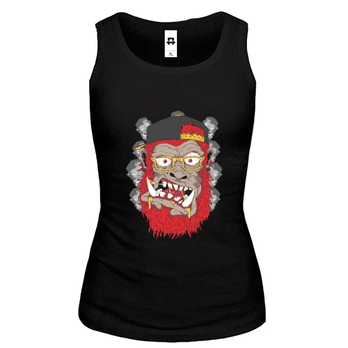 Жіноча майка Gorilla with red beard