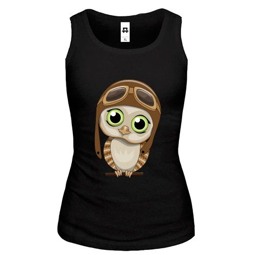 Жіноча майка Baby owl pilot