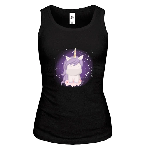 Жіноча майка Baby unicorn purple