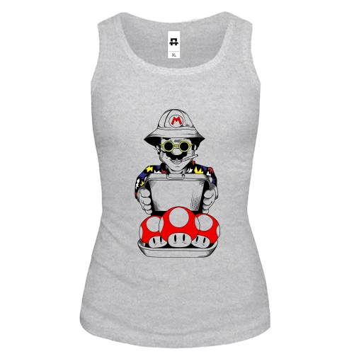 Женская майка Mario with a case