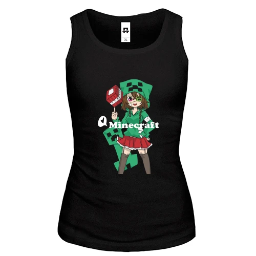 Женская майка Minecraft Girl.
