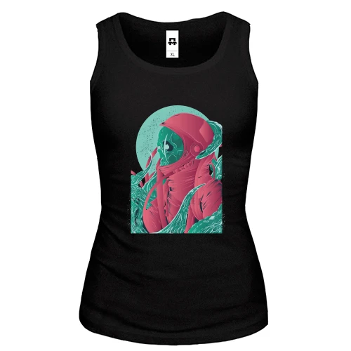 Жіноча майка Astronaut Skull