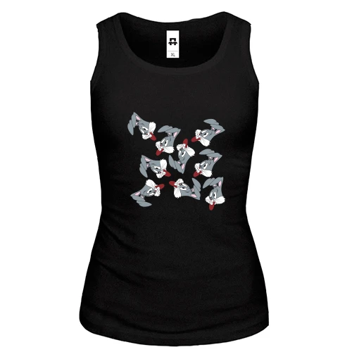 Жіноча майка Bugs bunny pattern