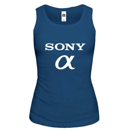 Женская майка Sony Alpha
