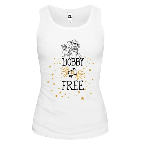 Женская майка Dobby is free - Добби свободен!
