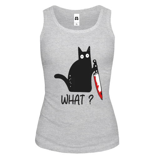 Жіноча майка What cat