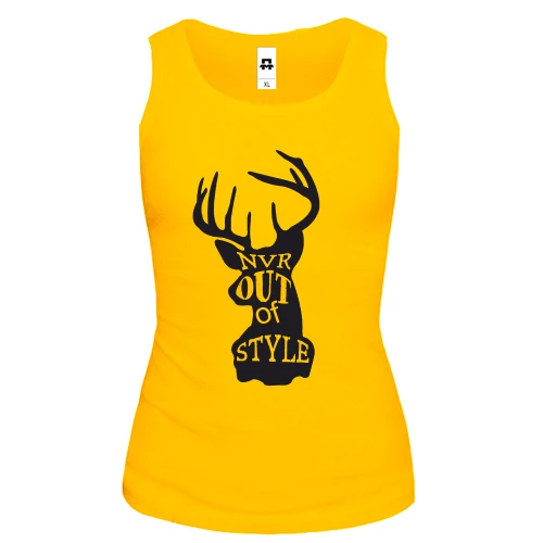 Женская майка Never out of style