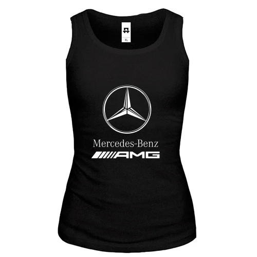 Женская майка, черный, Mercedes-Benz AMG
