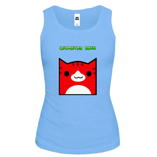 Жіноча майка GEOMETRY DASH CAT SKIN
