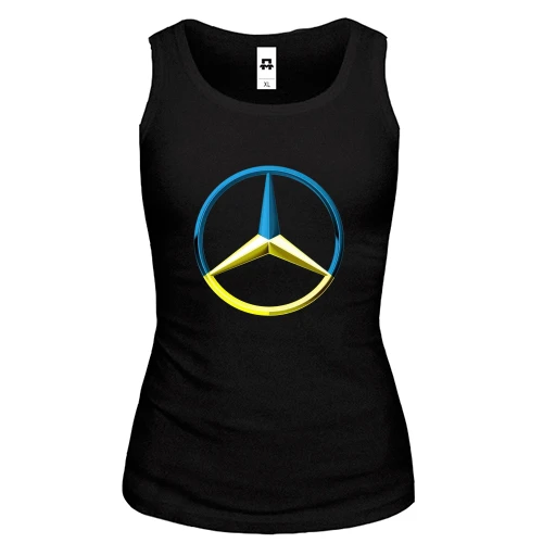 Женская майка, Черный, Mercedes-Benz UA