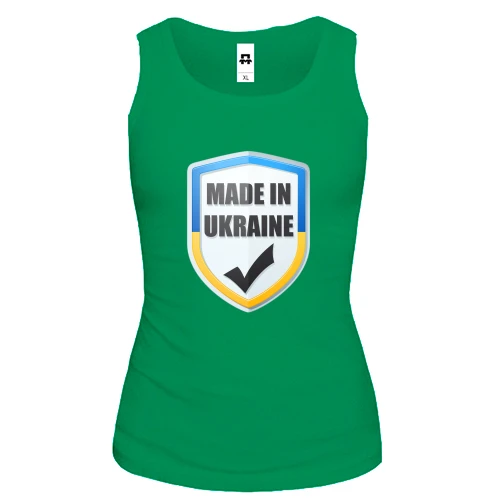 Жіноча майка Made in Ukraine (UA)