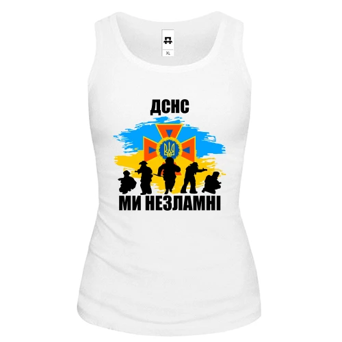 Жіноча майка ДСНС - ми незламні