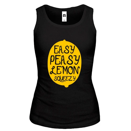 Женская майка Easy Peasy Lemon Squeezy