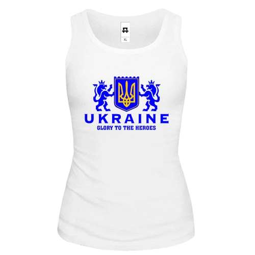 Жіноча майка Ukraine - Glory to Heroes