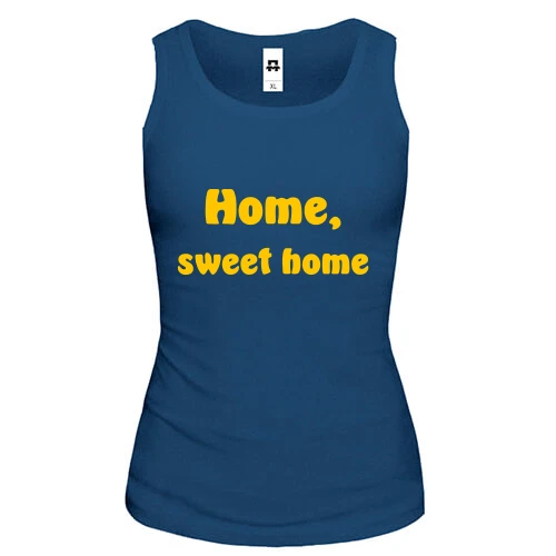 Женская майка Home, sweet home