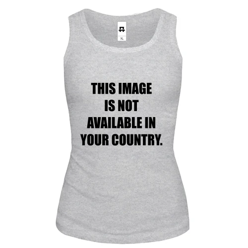 Женская майка Image is not available in your country