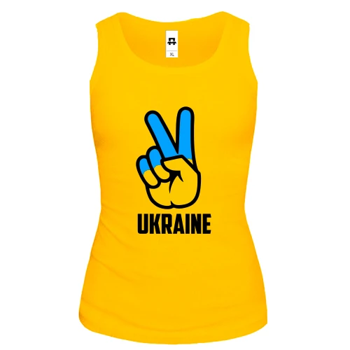 Жіноча майка Ukraine peace
