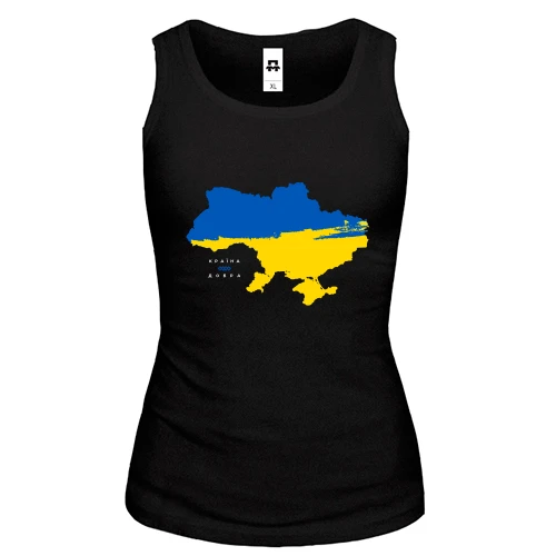 Жіноча майка Україна – країна добра