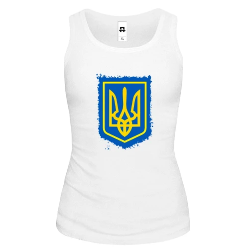 Жіноча майка з гербом України (2) АРТ
