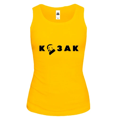 Жіноча майка з емблемою КОЗАК