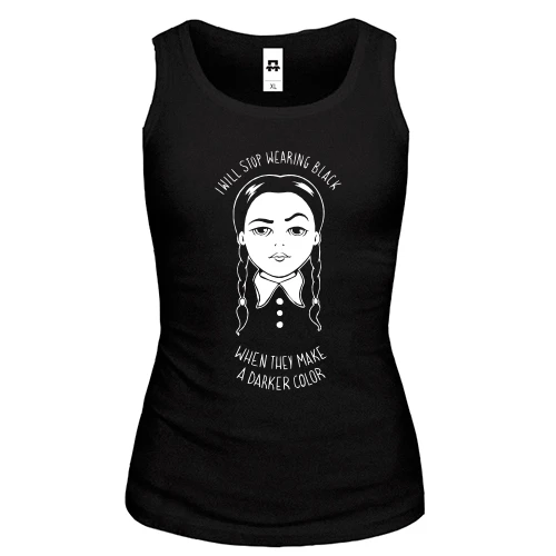 Женская майка I Will Stop Wearing Black