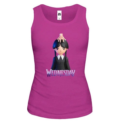 Женская майка Wednesday and Thing