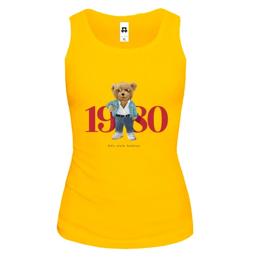 Жіноча майка Teddy - 80's style fashion