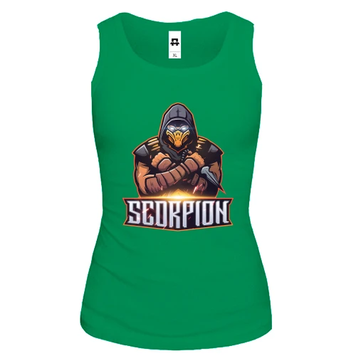Женская майка Mortal Kombat Scorpion