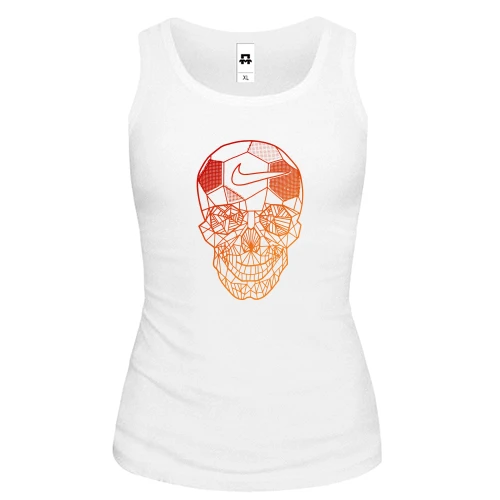 Женская майка "Nike skull"