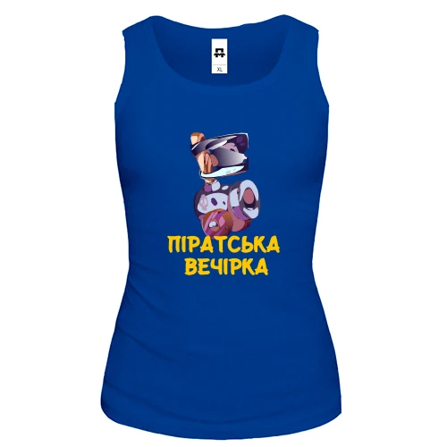 Женская майка "Пиратская вечеринка"