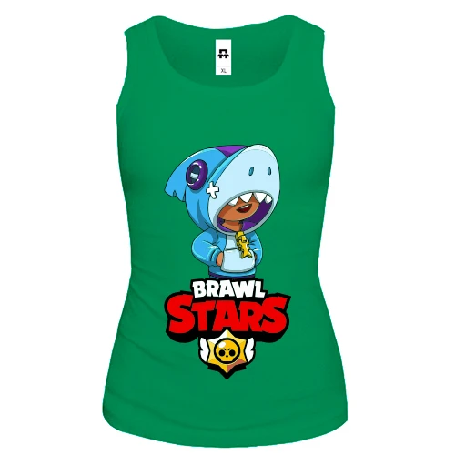 Женская майка с героем brawl stars