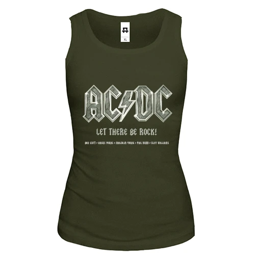 Жіноча майка "AC DC - Let there be rock!"