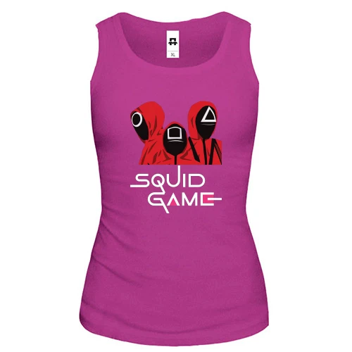 Женская майка "Игра в кальмара / Squid game"