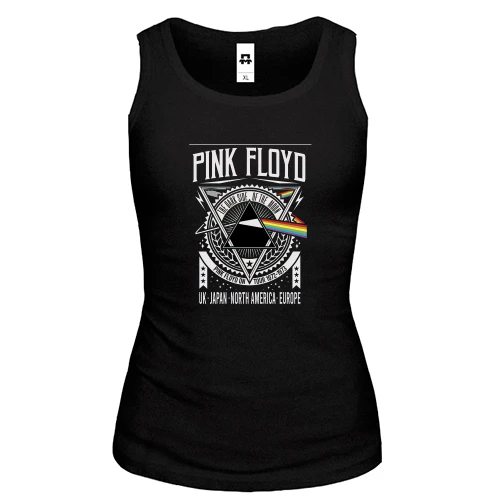 Жіноча майка, чорний, "Pink Floyd"