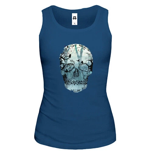 Жіноча майка "Forest Skull"