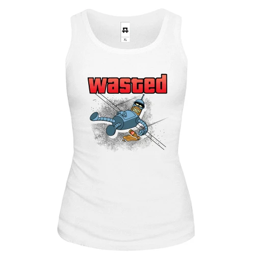 Женская майка "Bender: wasted"
