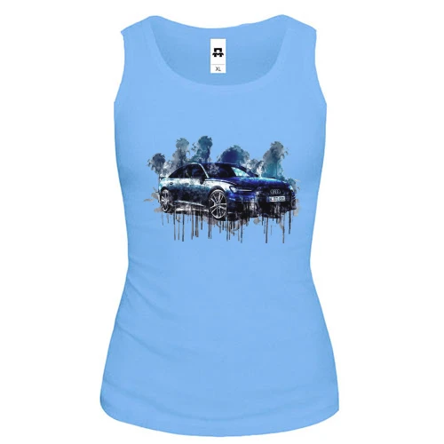 Жіноча майка з автомобілем "Ауді"