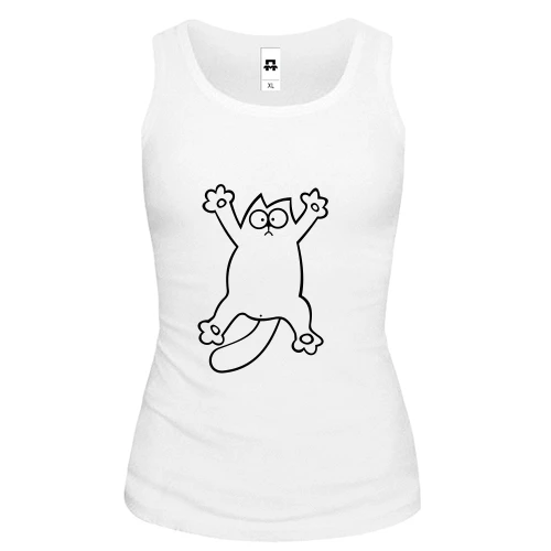 Жіноча майка Simon's cat