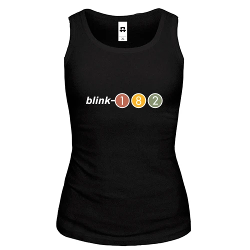 Женская майка, Черный, Blink 182 2