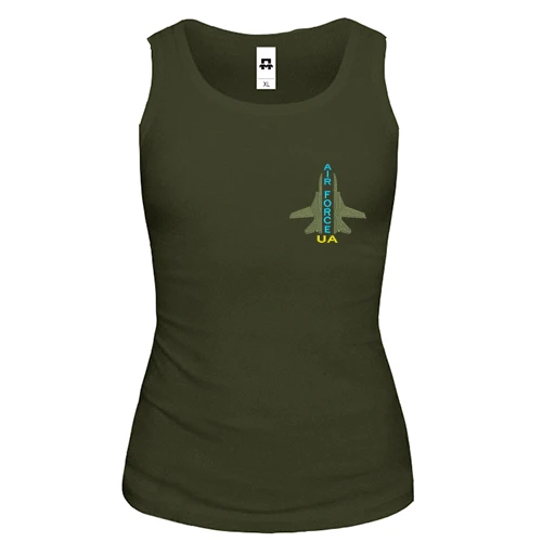 Женская майка, хаки, UA Air Force ART